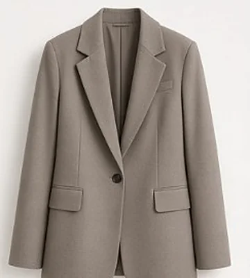 Tailored Wool Blazer